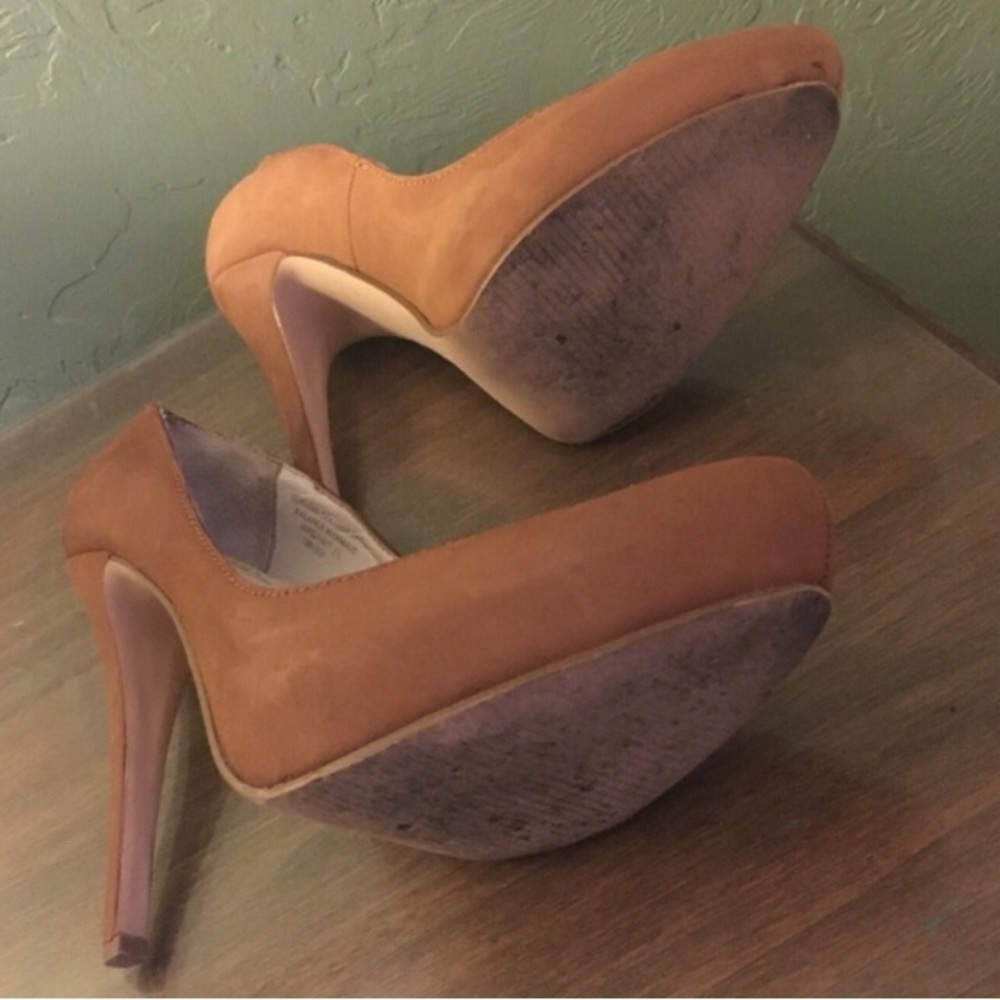 Colin Stuart Brown High Heels SMALL 7.5 - Picture 5 of 5
